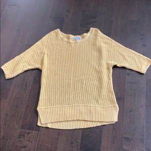 Yellow sweater